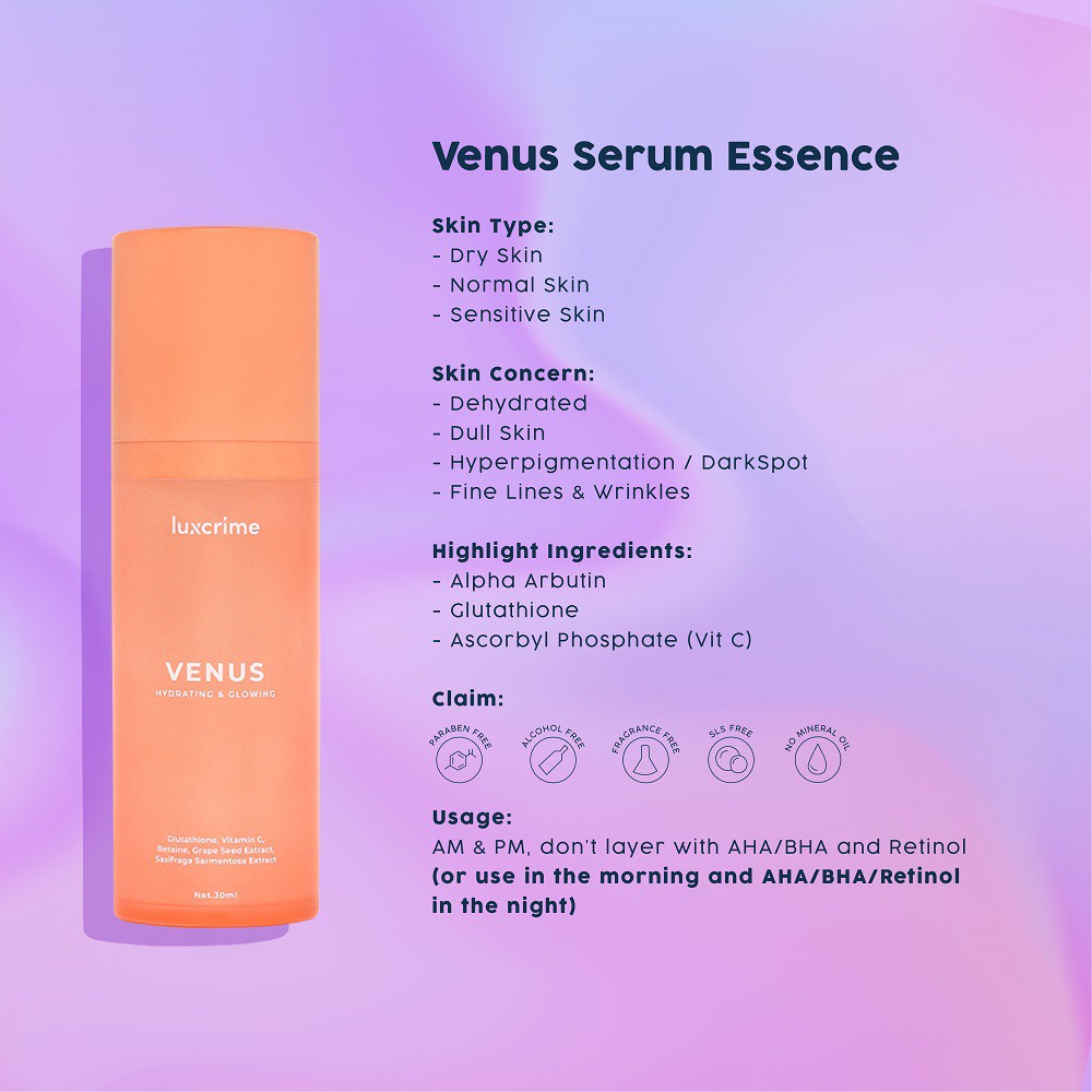 luxcrime venus serum