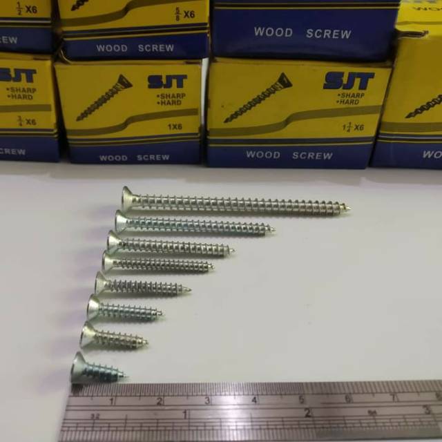 Sekrup kayu 1" x 6mm SJT