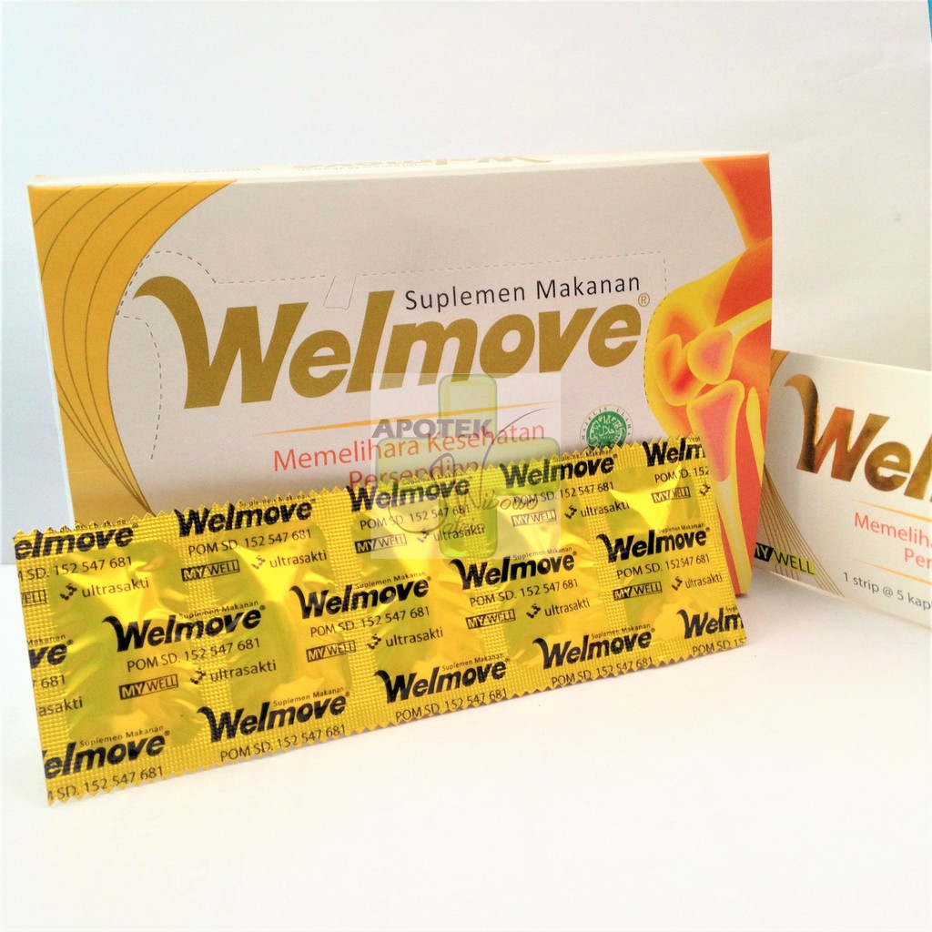 OBAT TULANG DAN SENDI WELMOVE PER STRIP 5 tablet