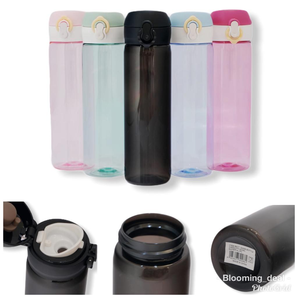 Botol Minum Plastik Niagara Tumbler Bening Polos Food Grade 500ml (B817)