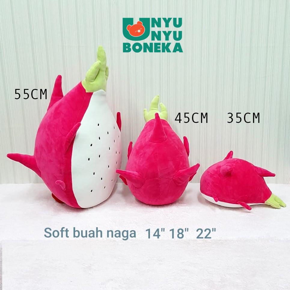 Bantal Buah Naga plush import 50CM non alpukat strobery boneka buah