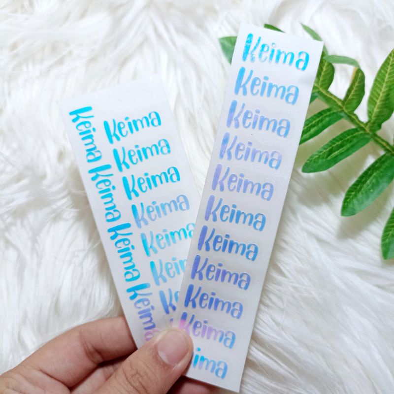

Sticker Hologram Premium - Sticker Kecil - ukuran 1x5 cm