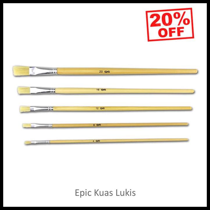 

Epic Kuas Lukis 5 Ukuran No 4 8 12 16 20