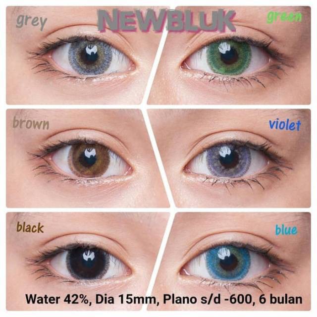 ❤ RATU ❤ Softlens Newbluk Normal | Soflens New Bluk Big Eyes Dia 15mm