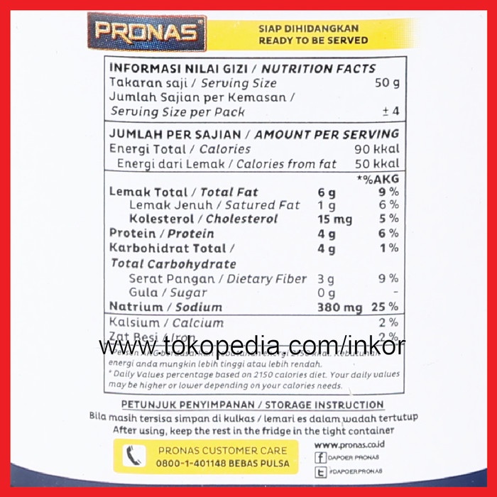 

asa457a Pronas Chicken Luncheon Daging Ayam Lucheon Kaleng 198Gr Xa20X1