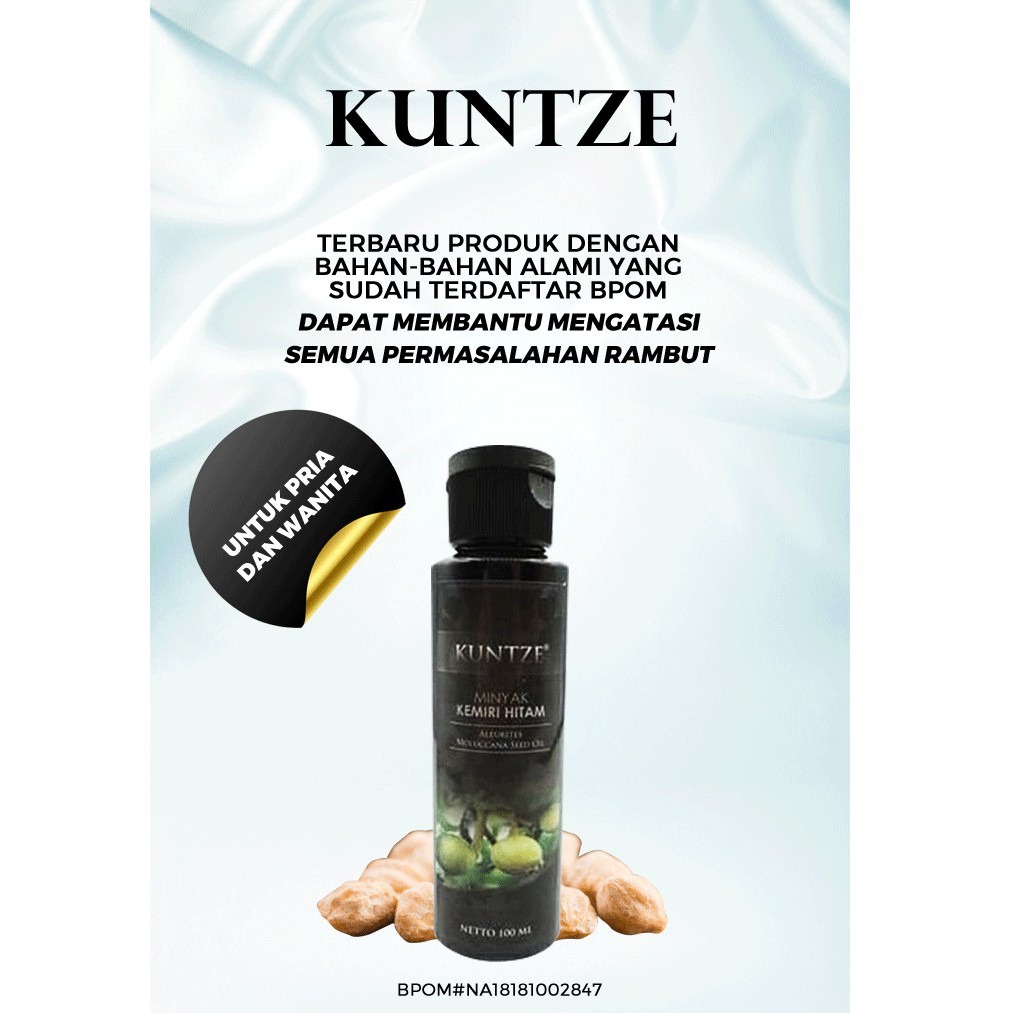 MINYAK KEMIRI HITAM KUNTZE ORIGINAL BPOM 100mL