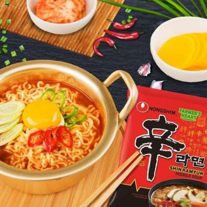 

Ready oke] PROMO Nong Shim Shin Ramyun Spicy 120gr-Mie Instant HALAL Impor Korea