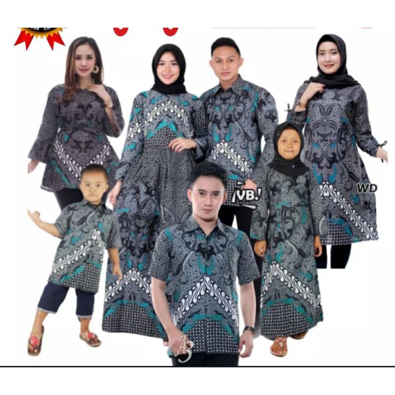 batik couple batik couple modern batik couple keluarga batik couple jumbo dimensi abu