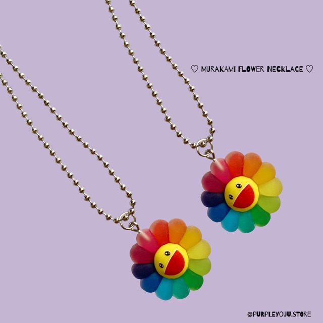 ♡ MURAKAMI FLOWER NECKLACE ♡