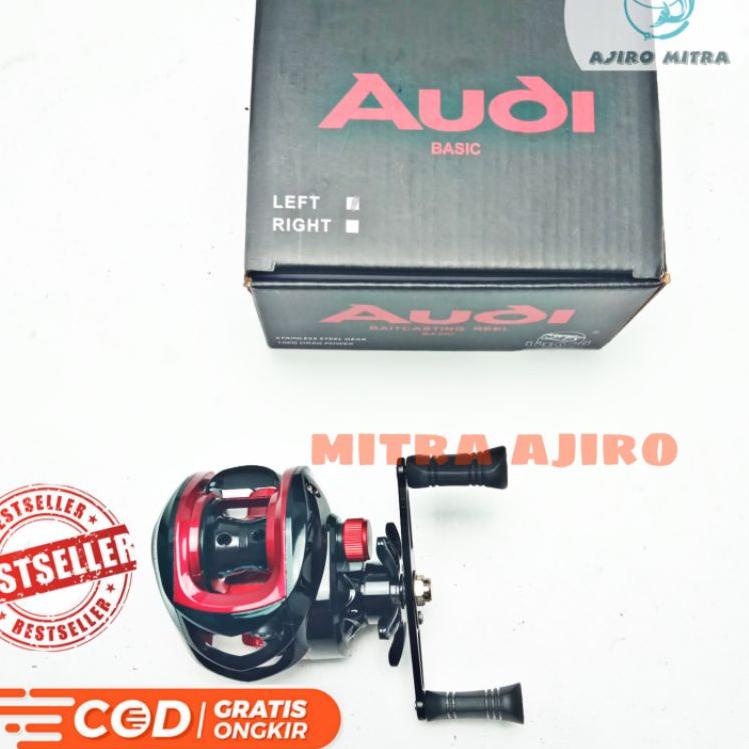 Paling Diminati satu set joran BC casting drag 10 kilo kaku fiber solid kuat murah ajiro BC casting 