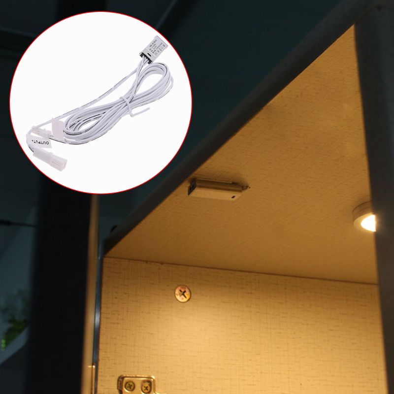 Gro 12V / 24V Wardrobe Cabinet Light Switch Infrared Door Control Switch 5A 60W Sensor