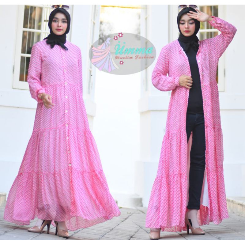 Diana 4 Ori Umma /long cardi/gamis busui