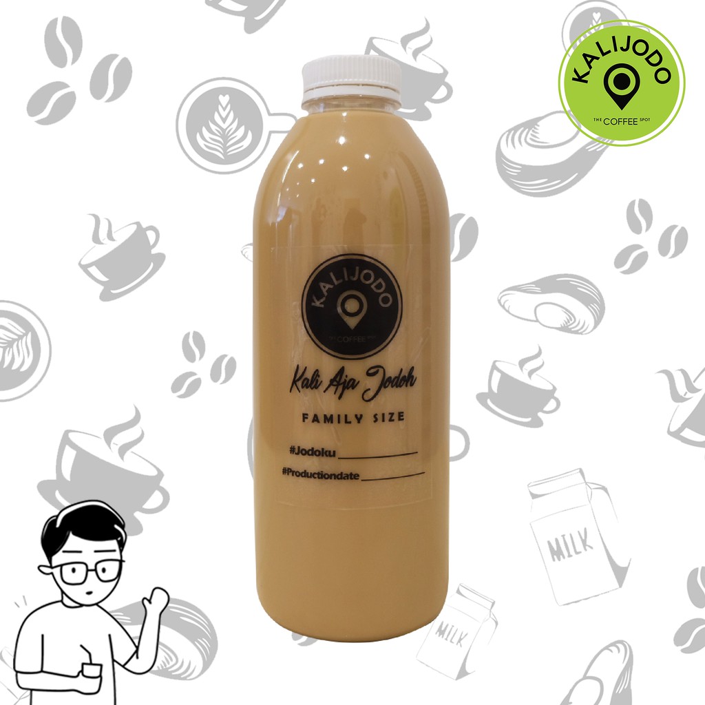 

Kopi Susu Hazelnut Caramel Vanila Rum Latte Kalijodo Coffee Botol 1 Liter