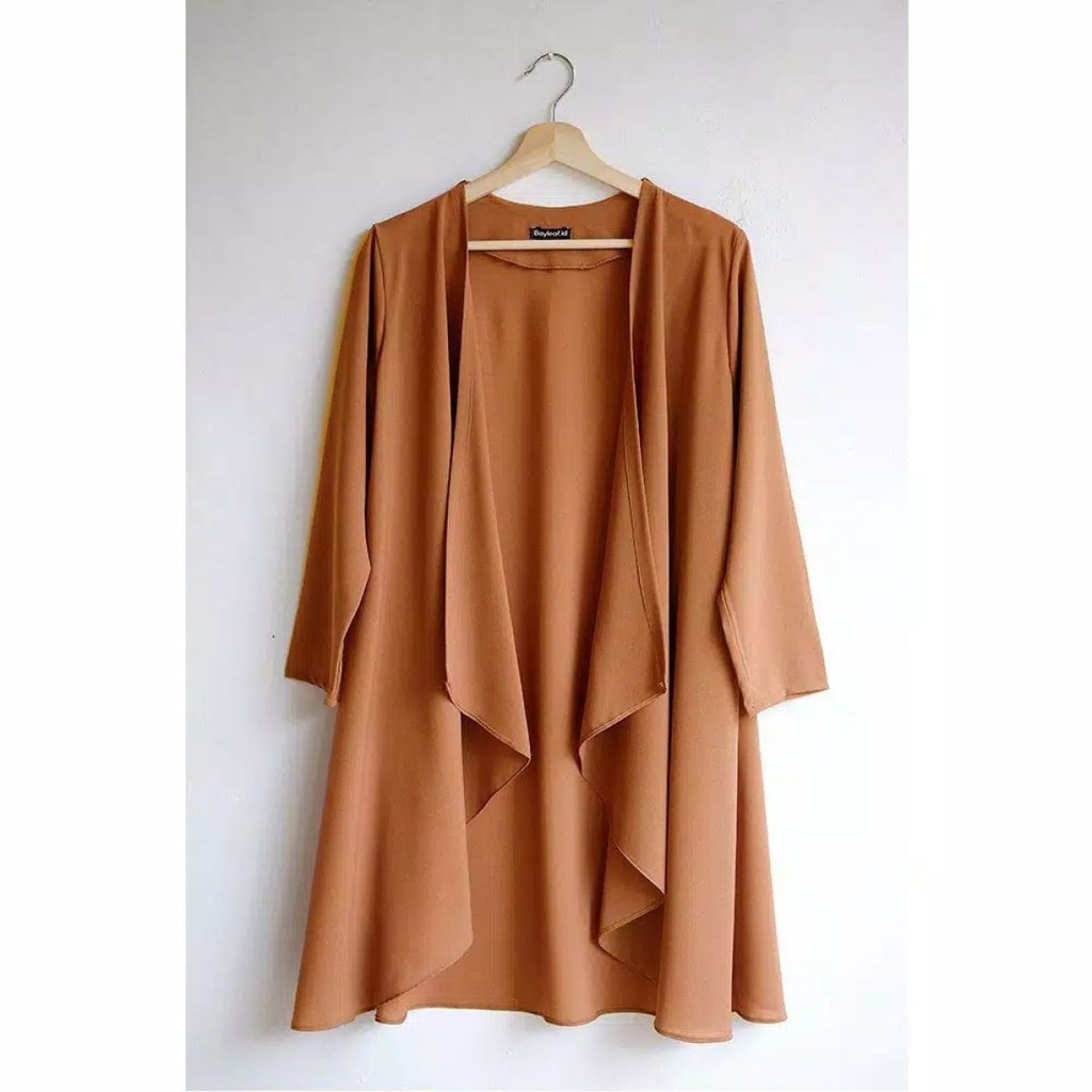 Baju Atasan Muskari Outer Cardigan Moscrepe