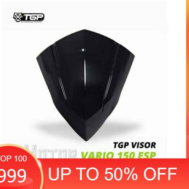 Promo - Visor Vario 150 125 Led/ Winshield Vario 150 125  TGP kaca mika spion handgrip accesoris rcb