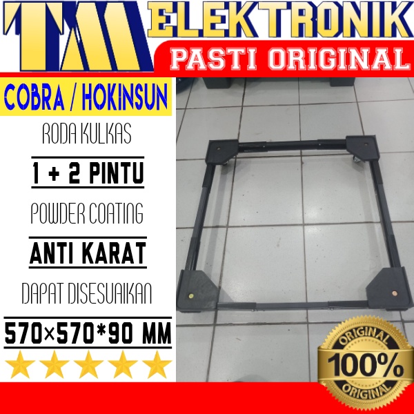 RODA KULKAS SETEL HOKISUN (COBRA)/ RODA KULKAS 1 PINTU / 2 PINTU