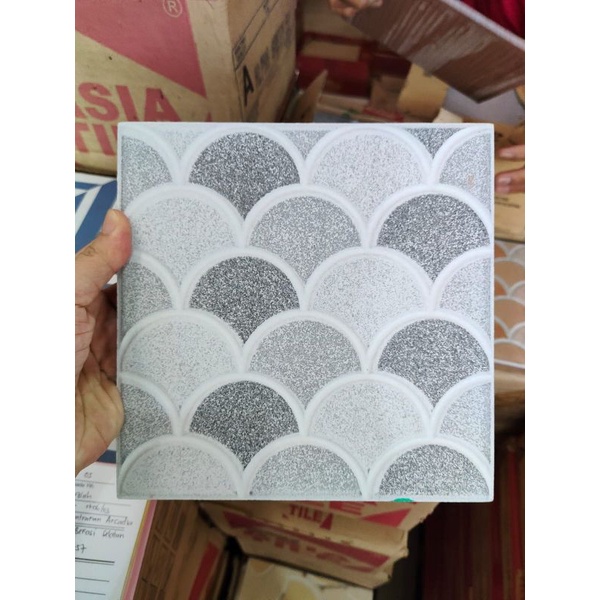 Keramik Lantai Kamar Mandi Asia Joel Grey 20x20 kw3