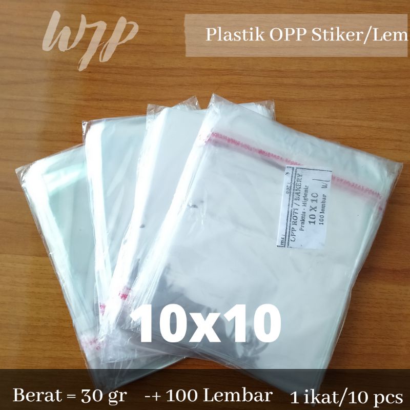 

Plastik Bening OPP SEAL 10x10 Isi 100 / Plastik Sealer