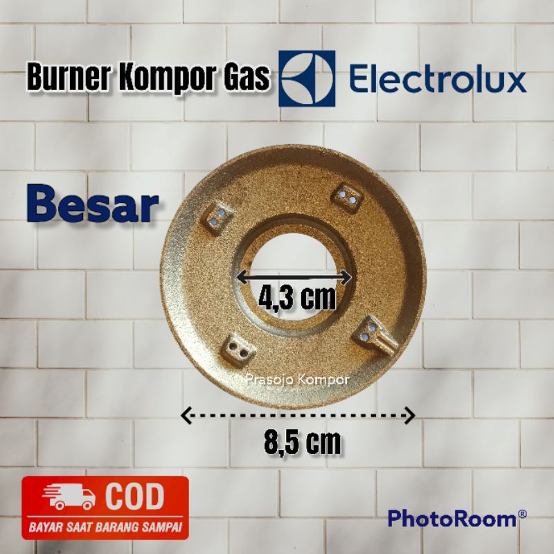 Burner Kuningan Kompor Gas Electrolux EHG 7720X 7750X 7780X 7755G, ETG 70 X
