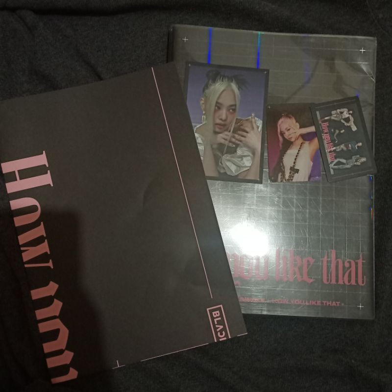 READY ALBUM BLACKPINK HOW YOU LIKE THAT PHOTOBOOK POSTCARD PHOTOCARD VIBE CARD POSTER SHARING JISOO 