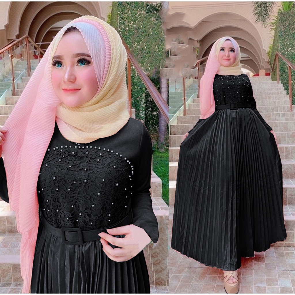 maxi sonia/fashion wanita/gamis maxi/bahan velvet/ld 106