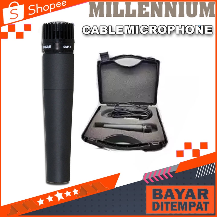 Shure Microphone Kabel SM-57 Mik Kabel instrument Mikrofon Mic Kabel