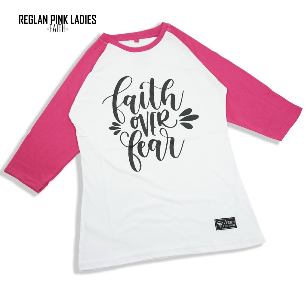 Triple F Clearance Sale Ladies Tshirt Raglan-RGLN FAITH M