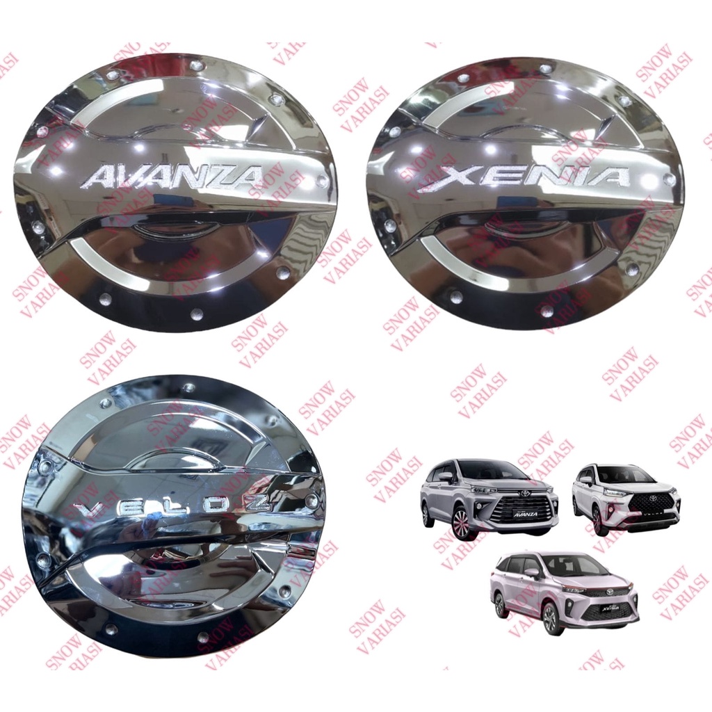 Tank Cover New Avanza Xenia Veloz 2022 GR Sport Full Chrome
