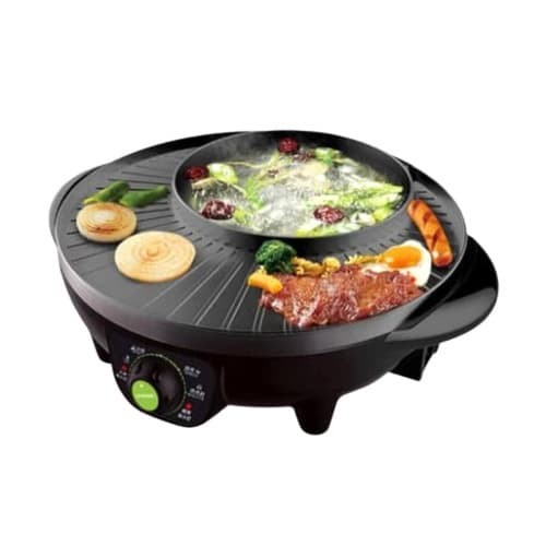 BAROKAH GAMIS Cookorean Smart Grill fry hotpot 2 in 1 masak panggang ala korea bbq