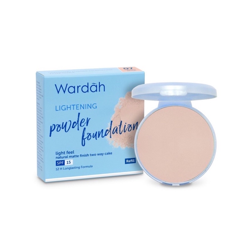 WARDAH REFILL LIGHTENING POWDER FOUNDATION LIGHT FEEL