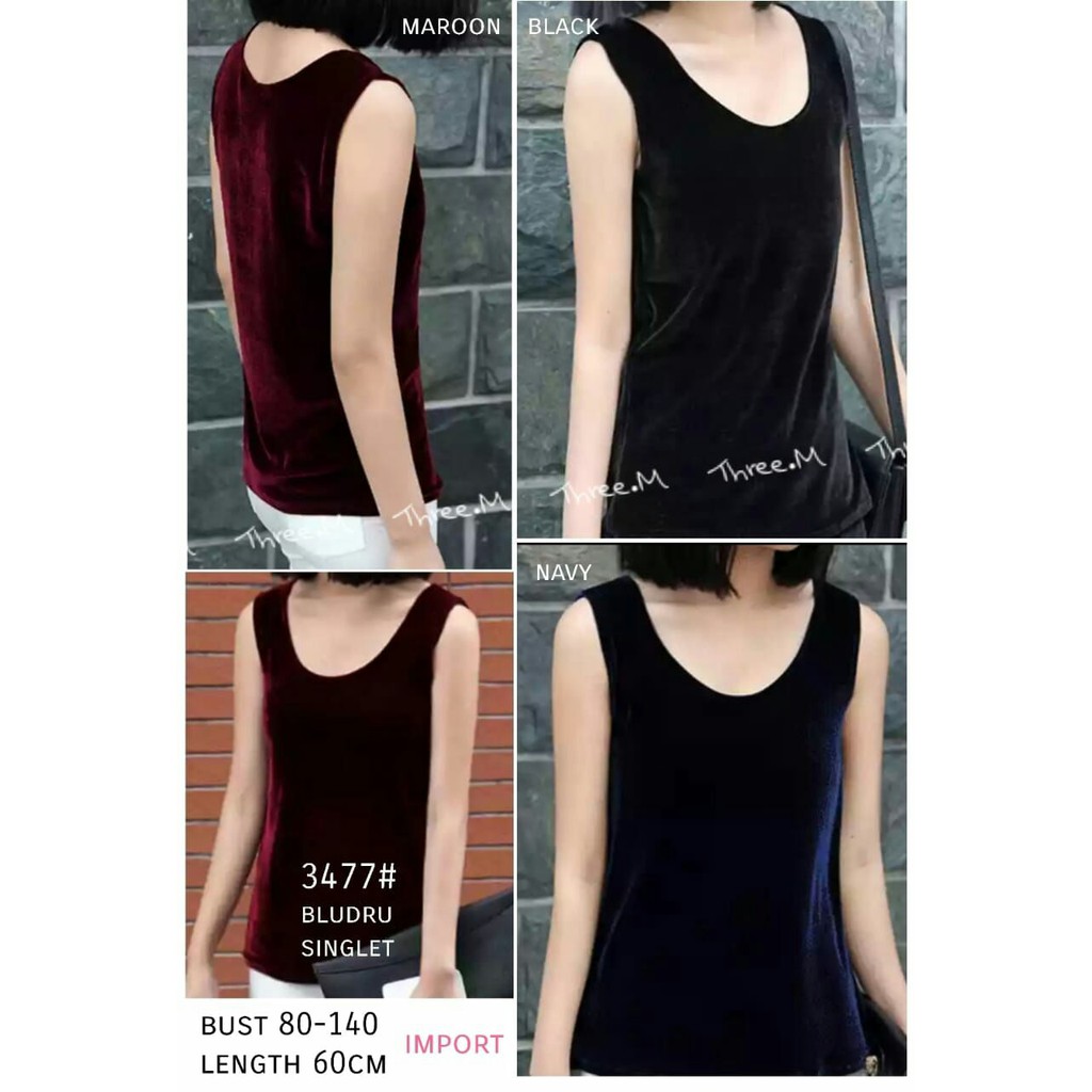 atasan wanita bahan bludru /v neck top murah import / kimono wanita