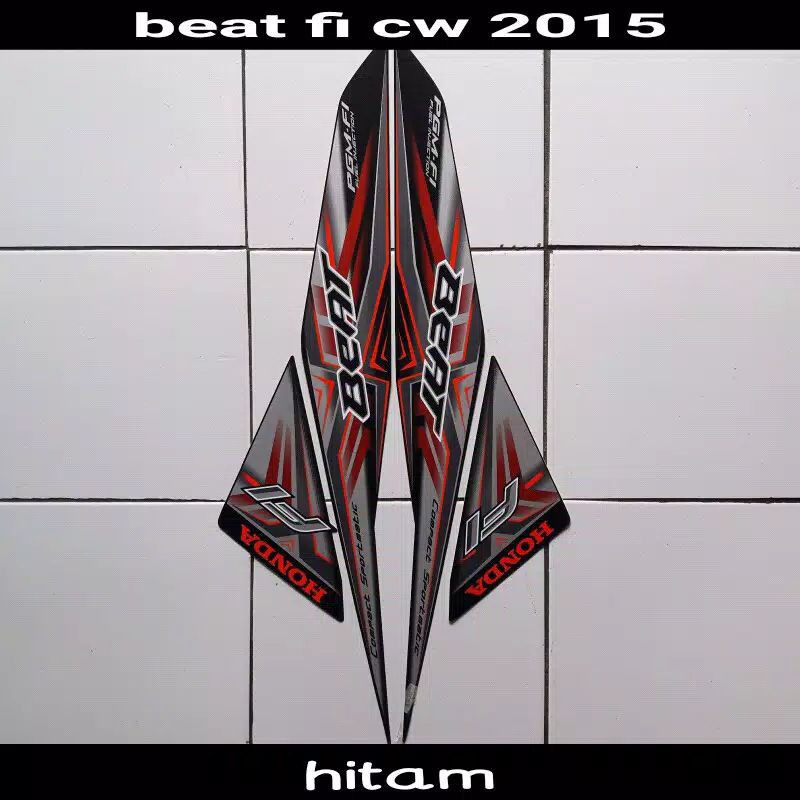 Striping stiker beat esp 2015 hitam