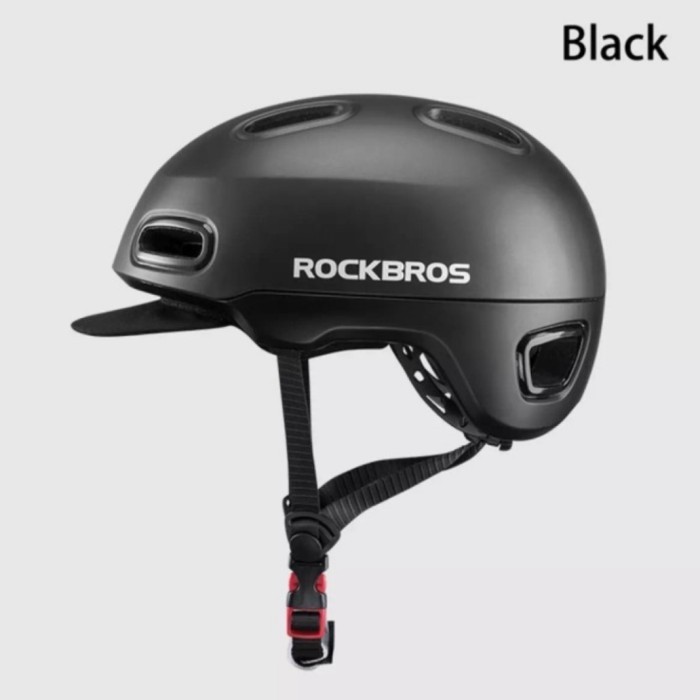 Unik Rockbros WT-09 Helm Sepeda Lipat Brompton Urban City - Hitam Berkualitas