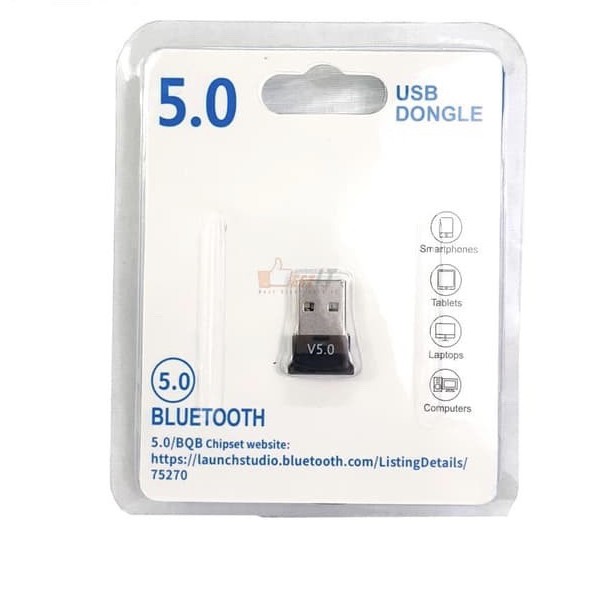 Bluetooth Mini V5.0 Dongle Versi 5.0 Adapter