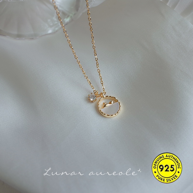 Kalung Bahan S925 Silver Untuk Wanita