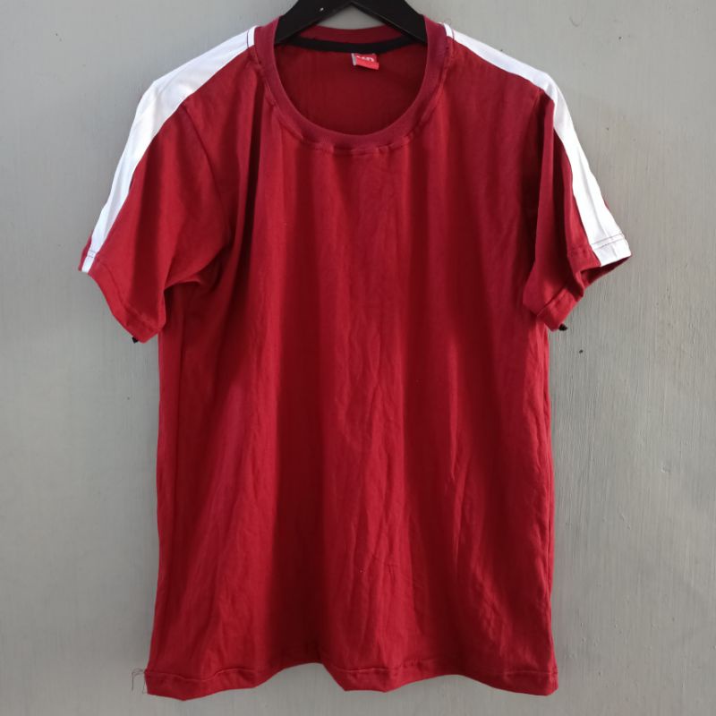 kaos kombinasi polos 1 size S-5XL