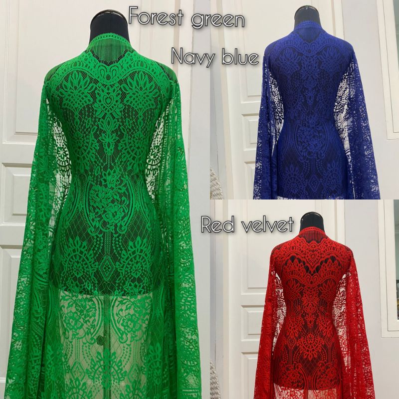 brukat halus, brukat semi prancis, brukat panel, semi prancis, kain kebaya, bakal kebaya, brokat murah, brokat warna lavender