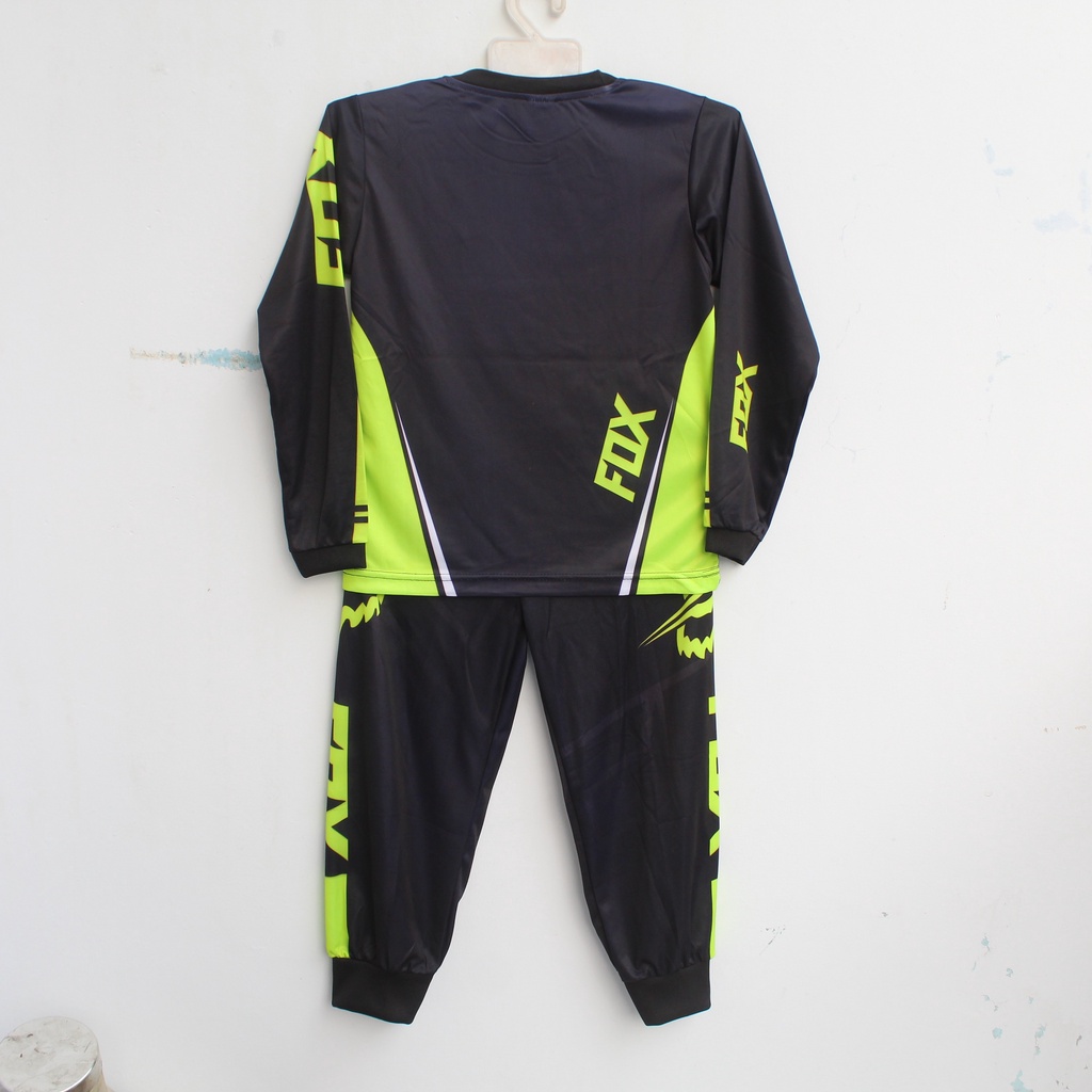 Jersey baju balap anak/Jersey baju sepeda/setelan baju motor cross anak