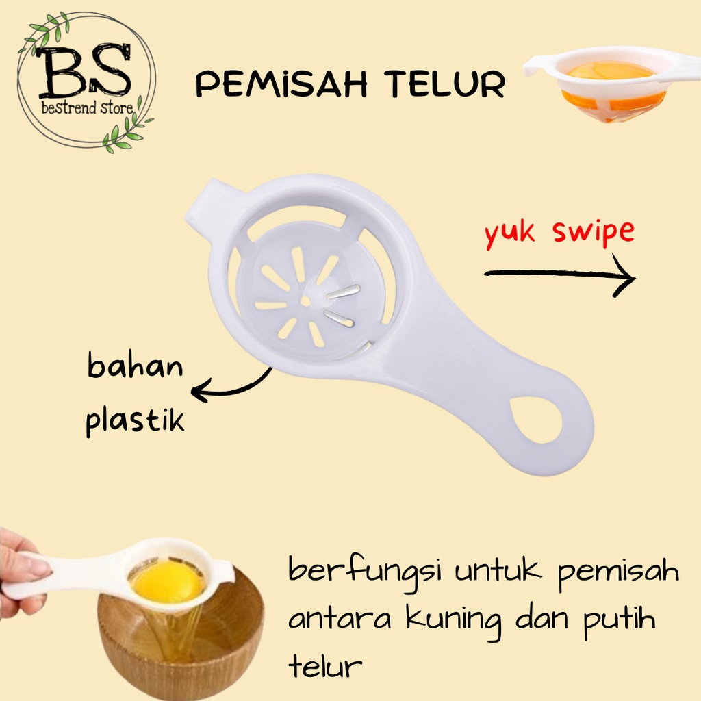 Alat Penyaring Pemisah Telur Egg Separator