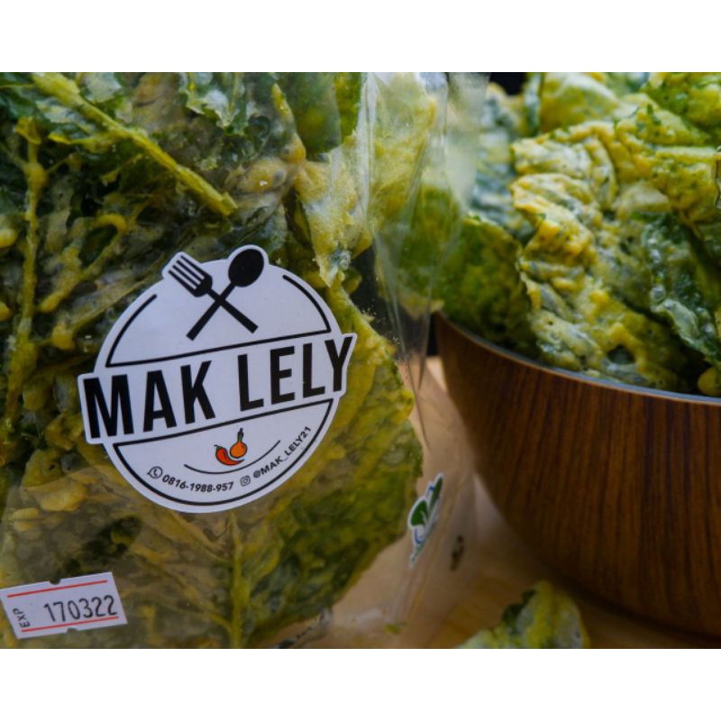 

Keripik Bayam Hijau Hidroponik Mak Lely bikin nagih