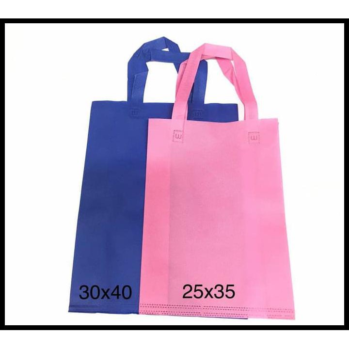

TERBARU (25X35X10) HLS GOODIE BAG TAS KAIN SPUNBOND / HANDLE LIPAT SAMPING !