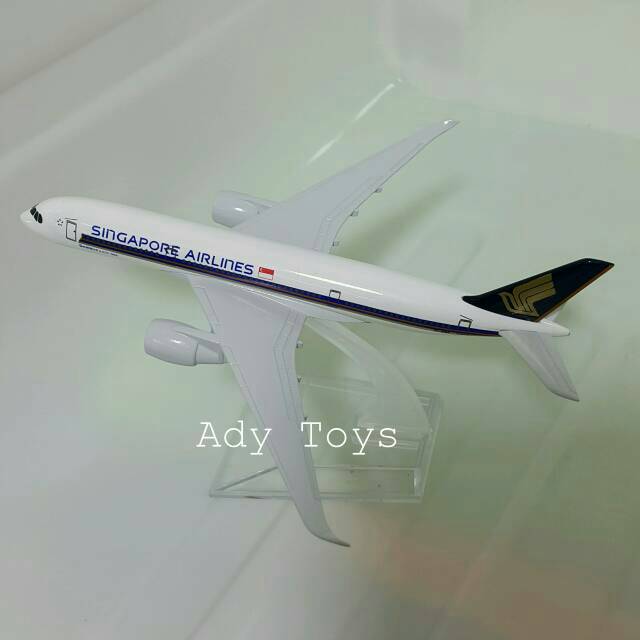 16cm Pesawat SINGAPORE AIRLINES A350 A380 B747 B777 Diecast Metal Mainan Pajangan Hiasan Hadiah Kole