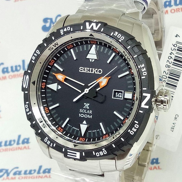 Seiko Prospex Land SNE421P1 Solar Black Dial - Jam Tangan Pria SNE421