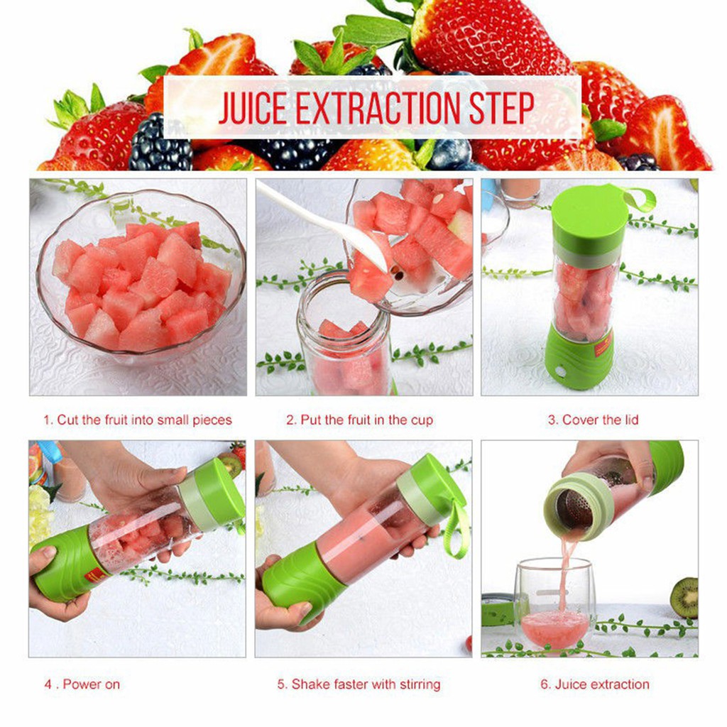 PORTABLE AND RECHARGEABLE JUICER BLENDER MINI / BLENDER PORTABLE