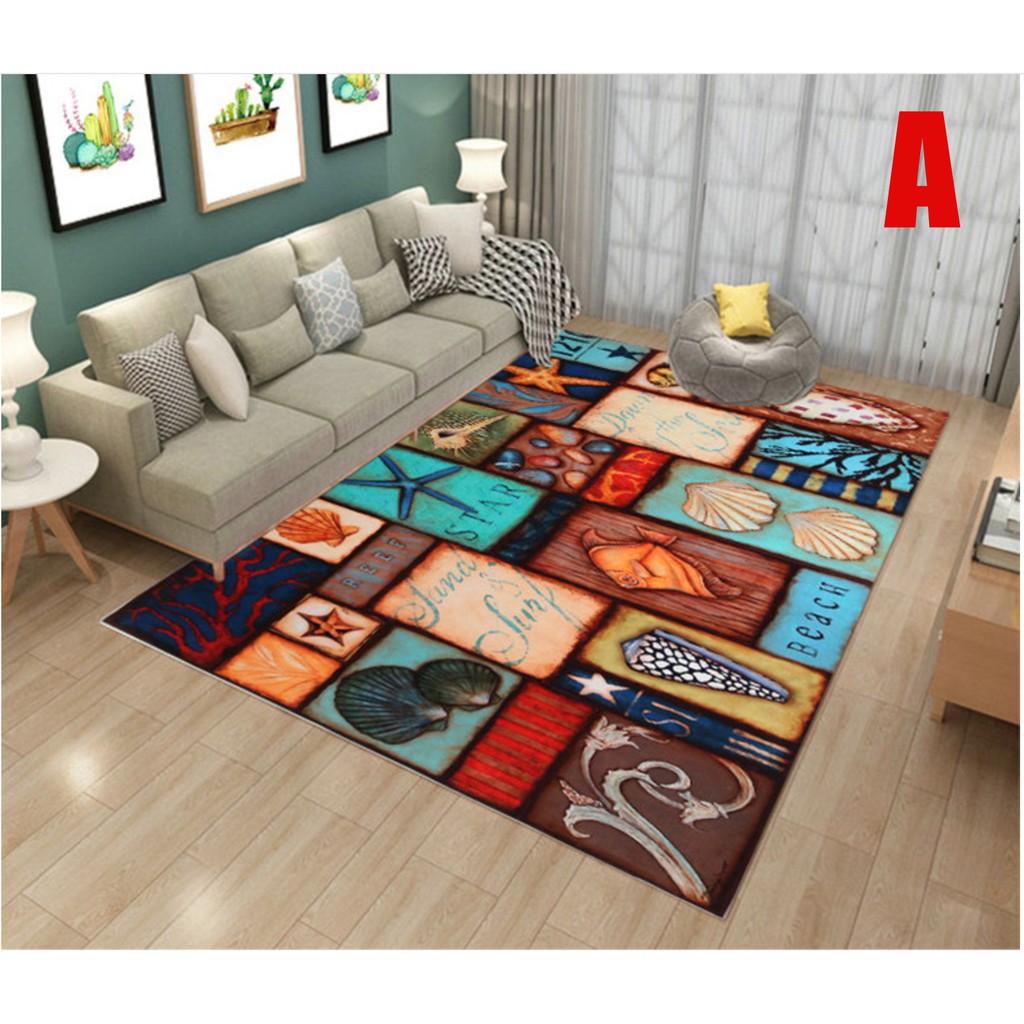 European Style Large Modern Minimalist Carpet / Karpet Bulu Berudru