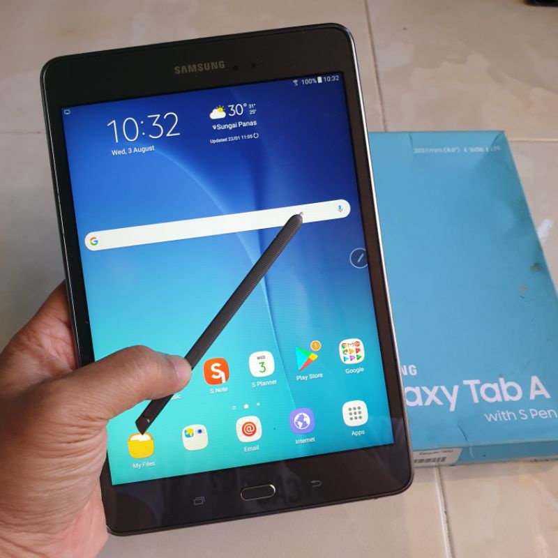 Samsung Galaxy Tab A with S pen 8 inch P355y 2/16gb Ram 2gb Rom 16gb  second berkualitas