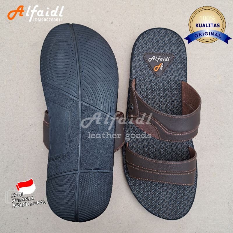 Sandal Distro | Sandal Pria Casual | Sandal Pria Ban Dua | Sandal Slide Original Alfaidl