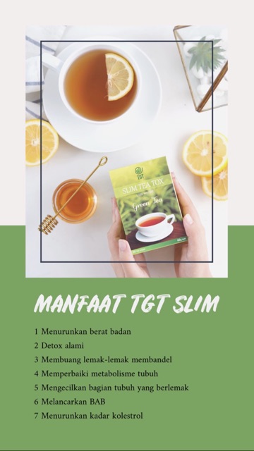 PAKET PROMO BEST SELLER TGT SLIM TEA 1 BOX PELANGSING NATURAL HERBAL (1OR)