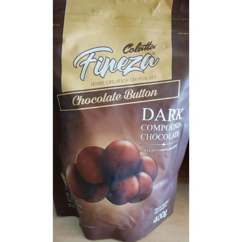 

colatta fineza button kemasan 400g | sangat cocok di gunakan utk hiasan kue kering