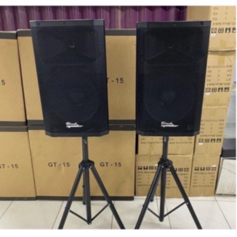 Speaker Aktif Blackspider GT-15 PS  ORIGINALSpeaker Active Pasif Blackspider GT15 Original Satu Set